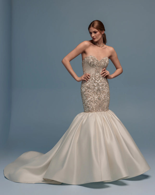 Lazaro Destiny Mermaid Wedding Gown