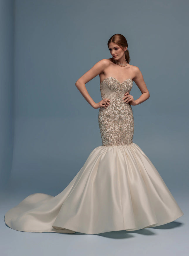 Lazaro Destiny Mermaid Wedding Gown