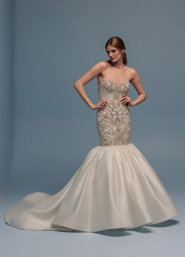 Lazaro Destiny Mermaid Wedding Gown
