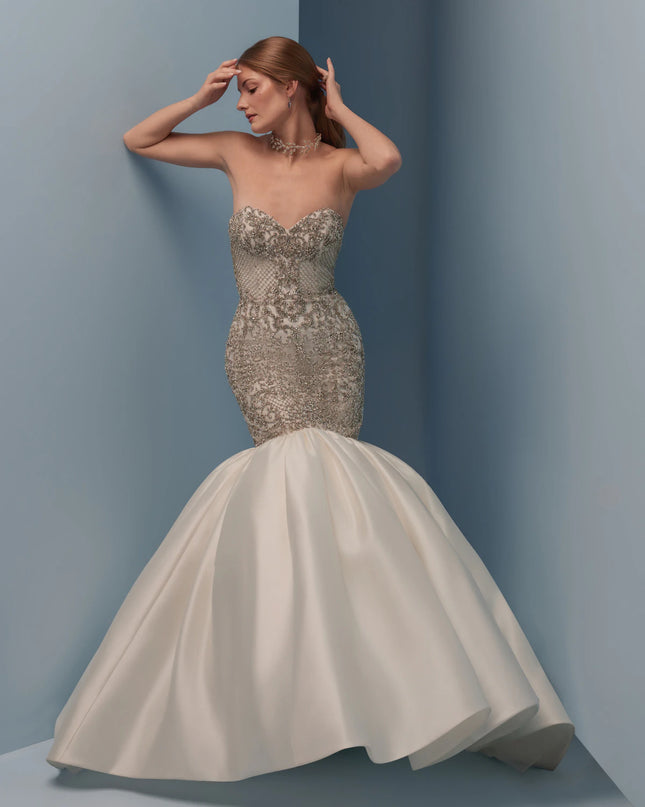 Lazaro Destiny Mermaid Wedding Gown