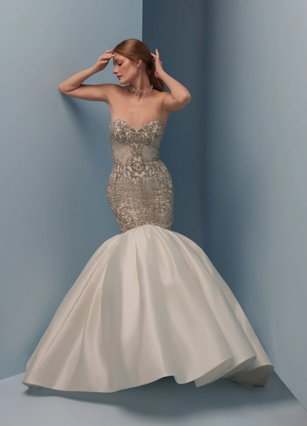 Lazaro Destiny Mermaid Wedding Gown