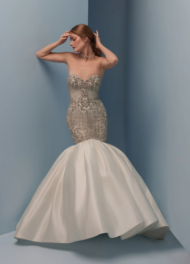 Lazaro Destiny Mermaid Wedding Gown