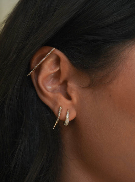 Zoe Lev Diamond Claw Earrings