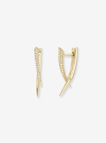 Zoe Lev Diamond Claw Earrings