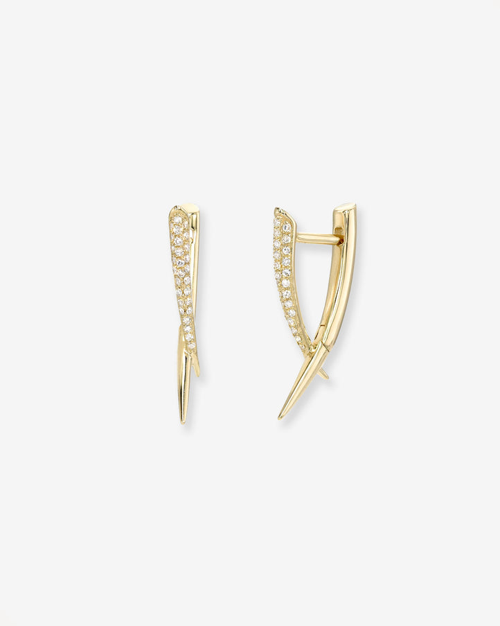 Zoe Lev Diamond Claw Earrings