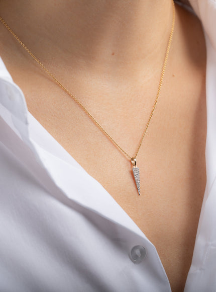 Zoe Lev Diamond Dagger Pendant