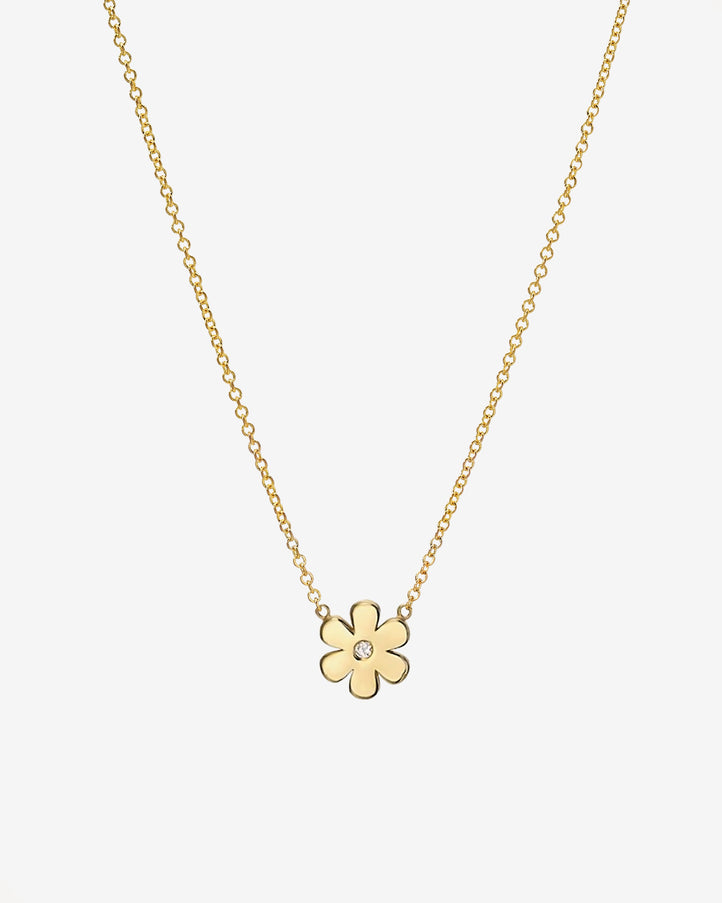 Zoe Lev Diamond Flower Necklace