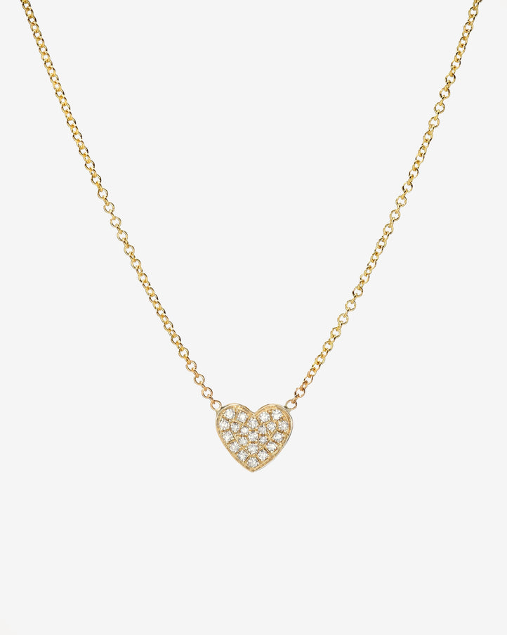 Zoe Lev Diamond Heart Necklace