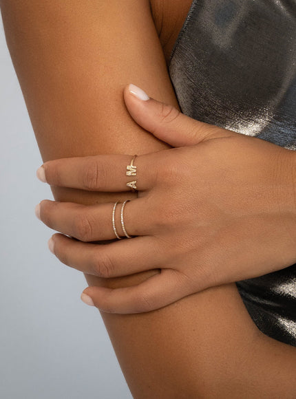 Zoe Lev Double Diamond Eternity Ring