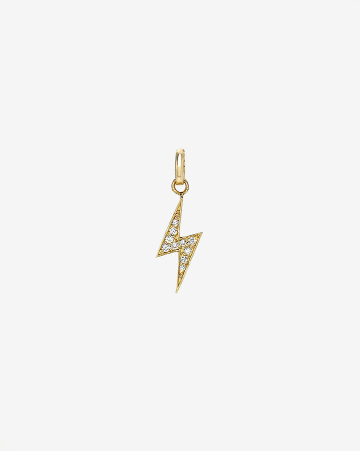 Zoe Lev Diamond Lightning Bolt Pendant