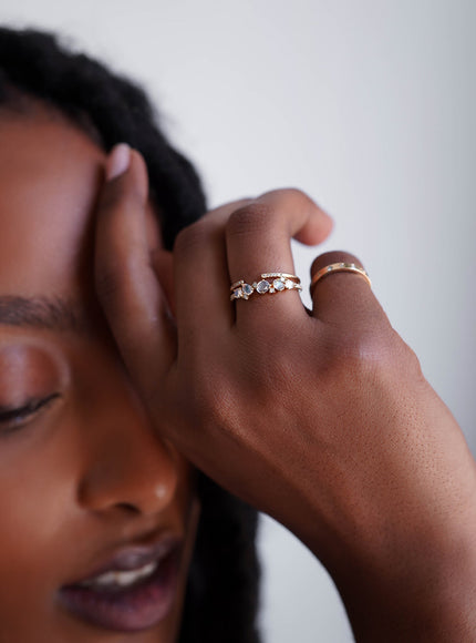 Zoe Lev Diamond Claw Ring