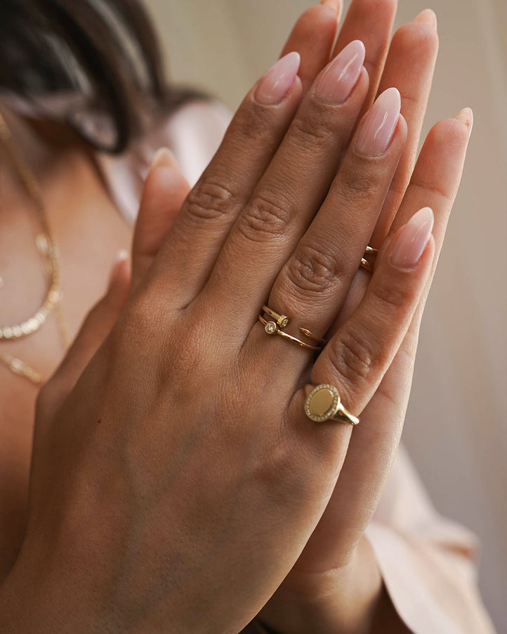Zoe Lev Bezel Diamond Ring