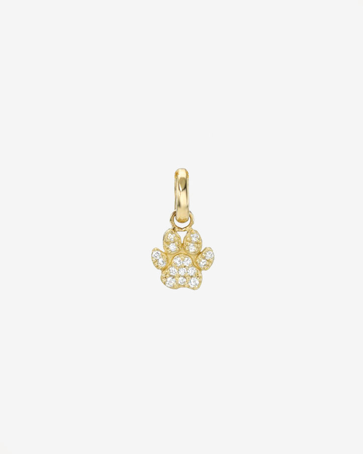 Zoe Lev Diamond Paw Pendant