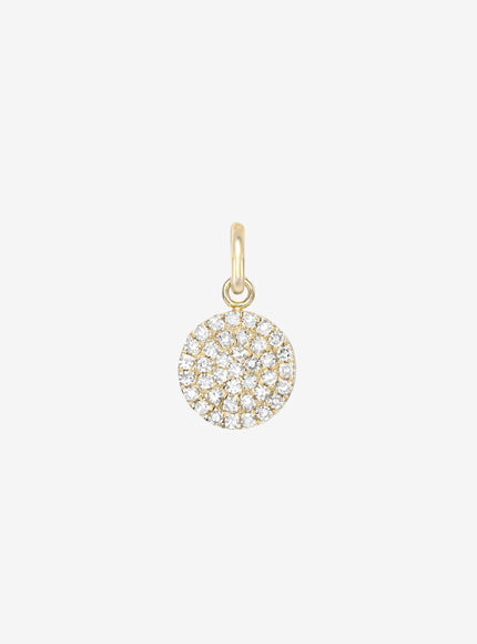 Zoe Lev Diamond Small Disc Pendant