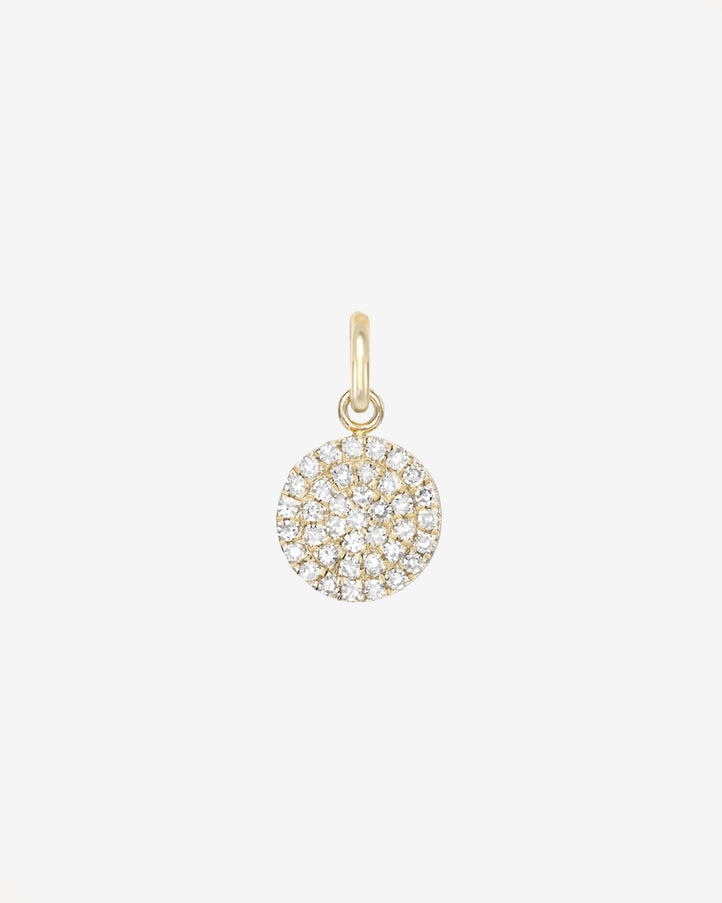 Zoe Lev Diamond Small Disc Pendant