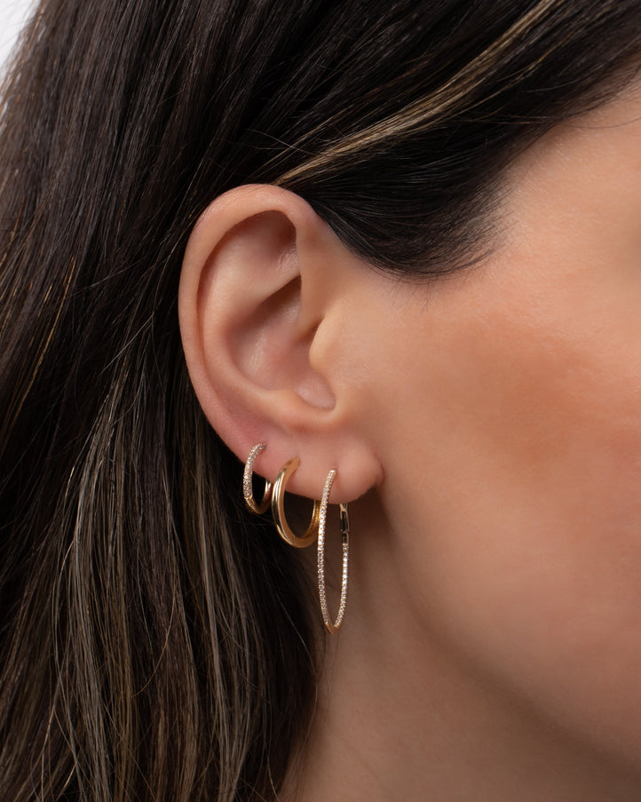 Zoe Lev Diamond Small Hoops