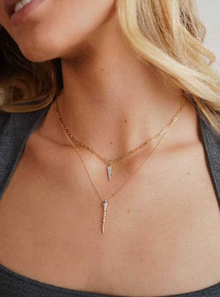 Zoe Lev Diamond Dagger Pendant