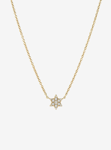 Zoe Lev Diamond Star of David Necklace