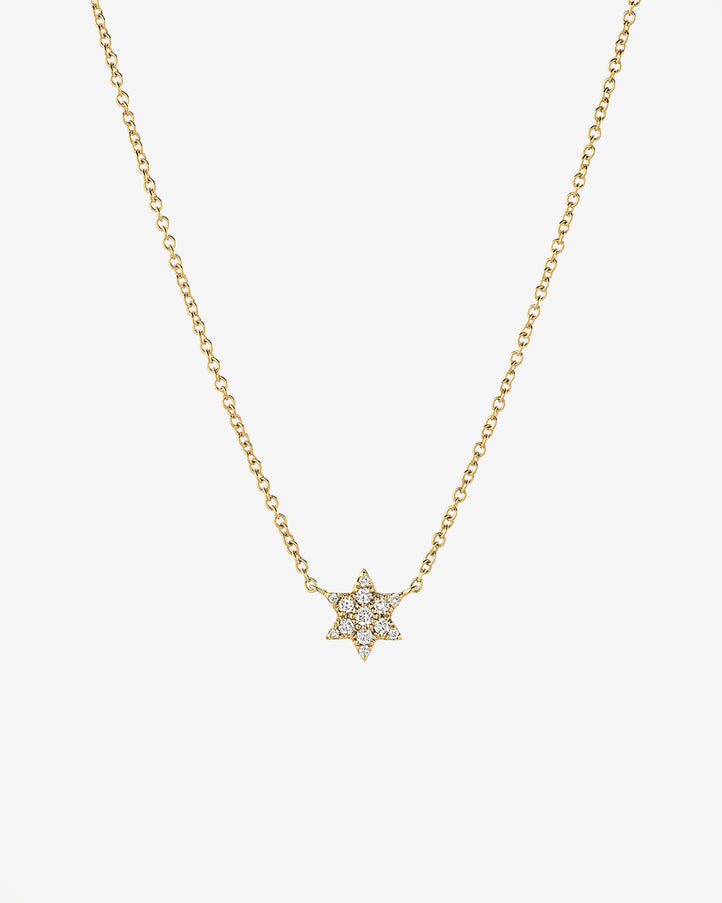 Zoe Lev Diamond Star of David Necklace