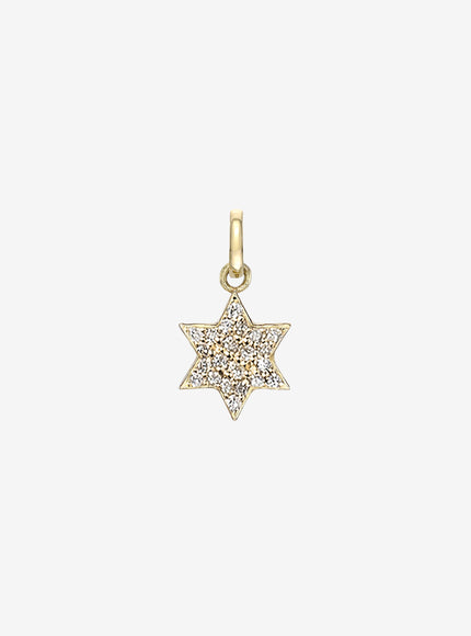 Zoe Lev Diamond Star of David Pendant