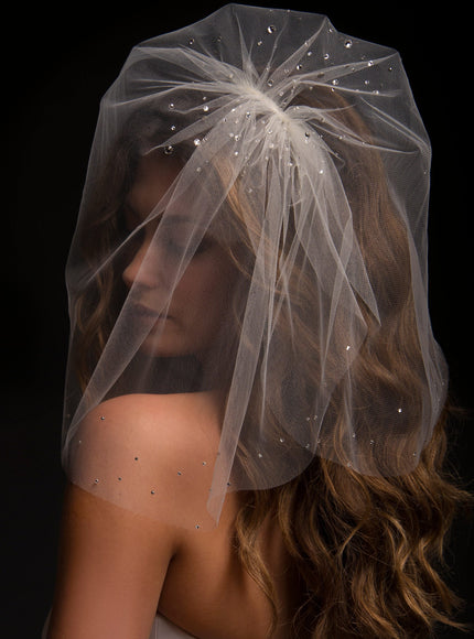 Dixie Short Crystal Veil