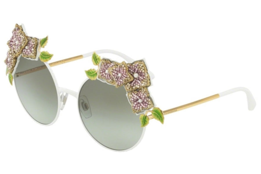 Dolce & Gabbana Gold Gray DG2186 Sunglasses