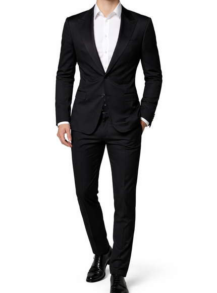 Dolce & Gabbana Black Slim-Fit 2-Piece Suit