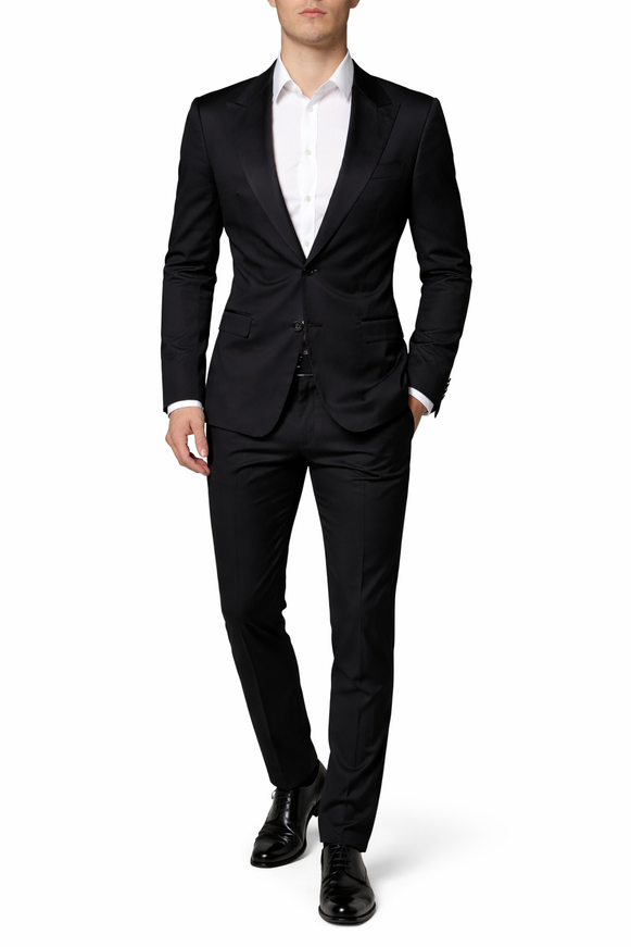 Dolce & Gabbana Black Slim-Fit 2-Piece Suit