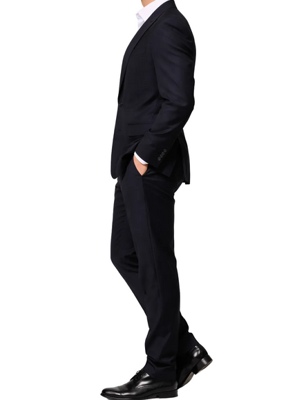 Dolce & Gabbana Black Single-Breasted Wool Suit