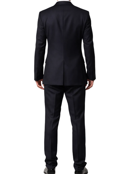 Dolce & Gabbana Black Single-Breasted Wool Suit