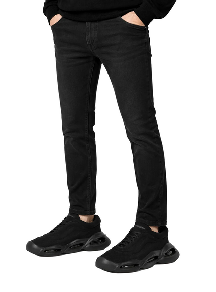 Dolce & Gabbana Black Wave Low-Top Lace-Up Sneaker