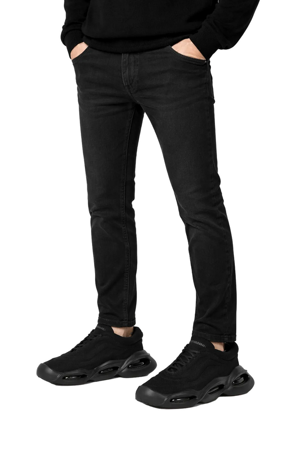 Dolce & Gabbana Black Wave Low-Top Lace-Up Sneaker