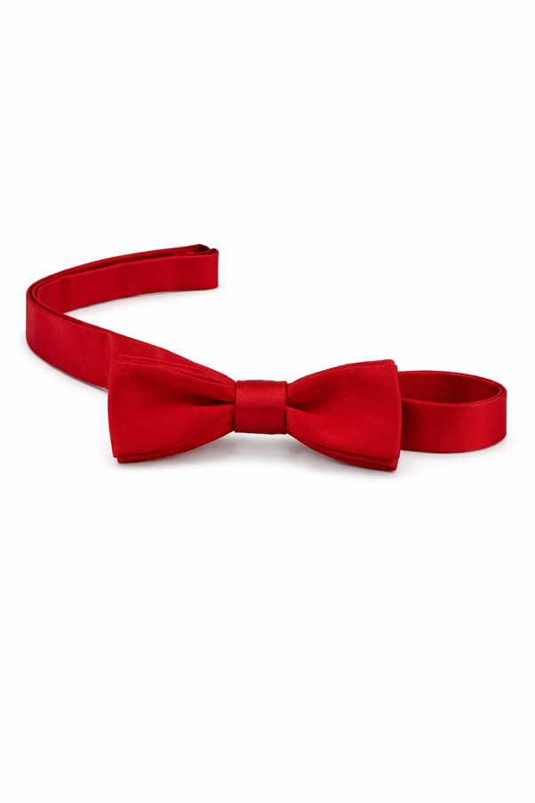 Dolce & Gabbana Adjustable Silk Bow Tie – Red