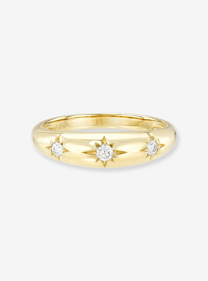 Zoe Lev Domed Starburst Ring