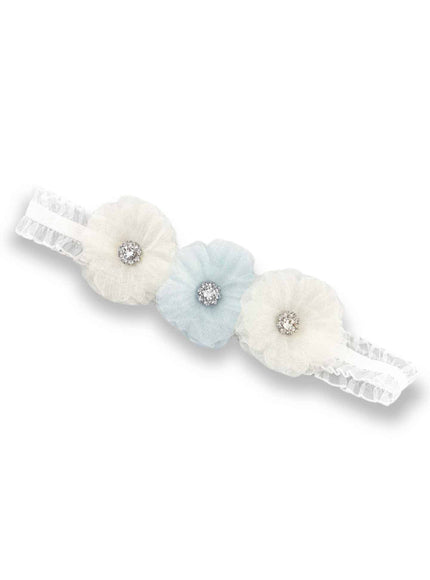 Donna "Something Blue" Floral Garter