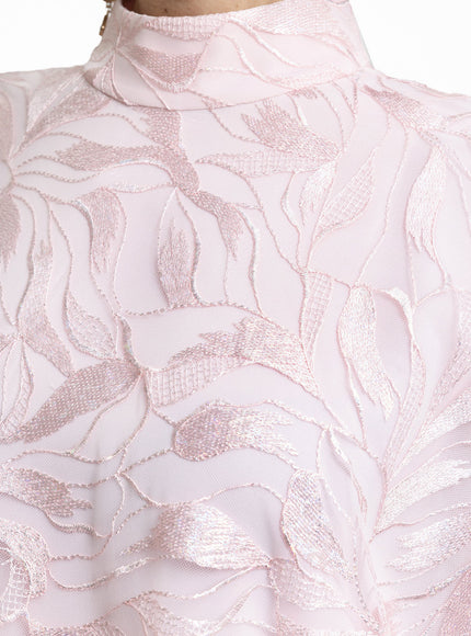 Gemy Maalouf Loose-Cut With Ruffled Hemline Kaftan