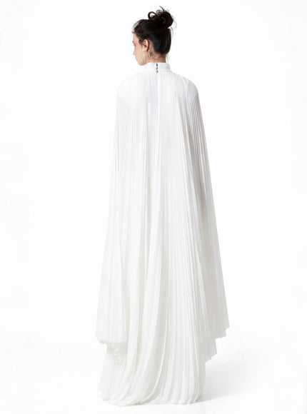 Gemy Maalouf Cape-Like Asymmetrical Kaftan