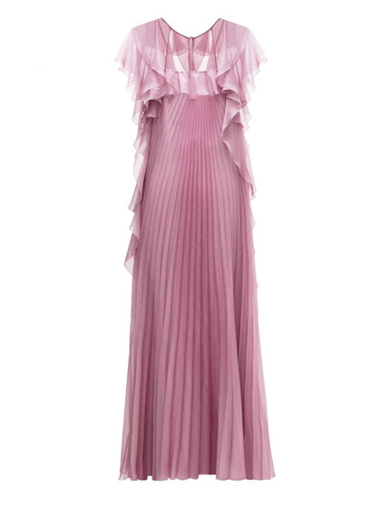 Gemy Maalouf Squared Neckline Blush Gown