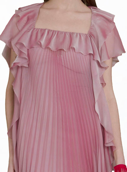 Gemy Maalouf Squared Neckline Blush Gown