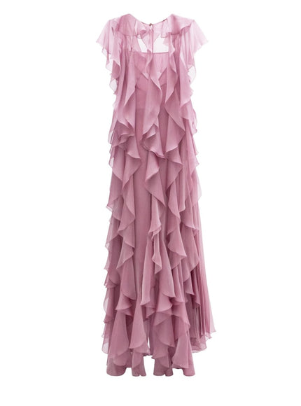 Gemy Maalouf Squared Neckline Blush Gown
