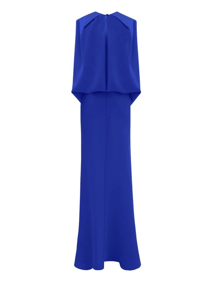 Gemy Maalouf Slim Cut Gown No. 1773 Blue