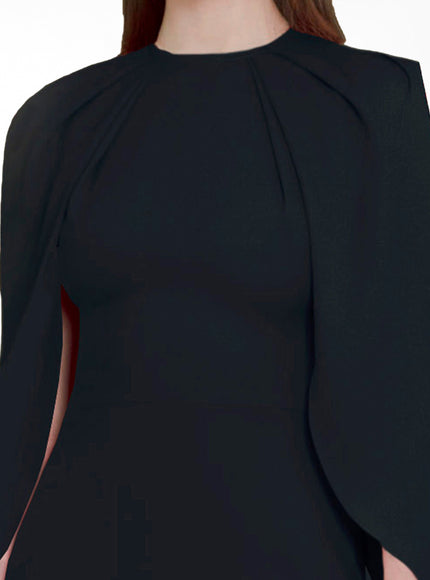 Gemy Maalouf Slim Cut Gown No. 1773 Black