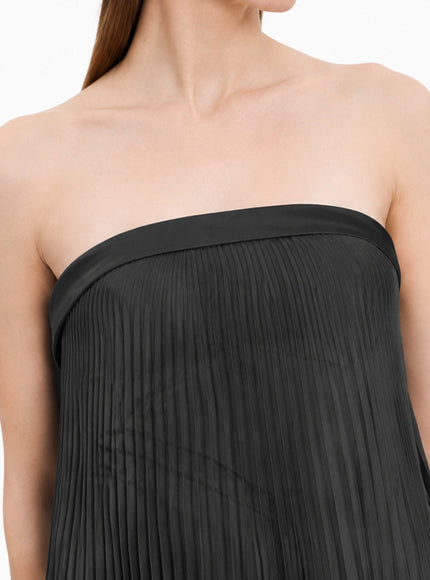 Gemy Maalouf Pleated Strapless Gown