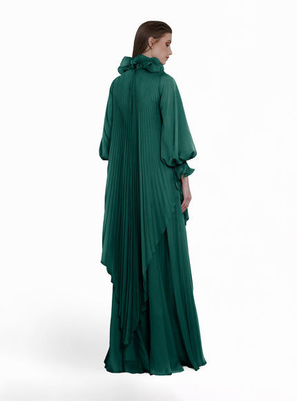 Gemy Maalouf Loose Cut Kaftan No. 1783 Petrol