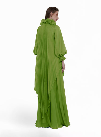 Gemy Maalouf Loose Cut Kaftan No. 1783 Green