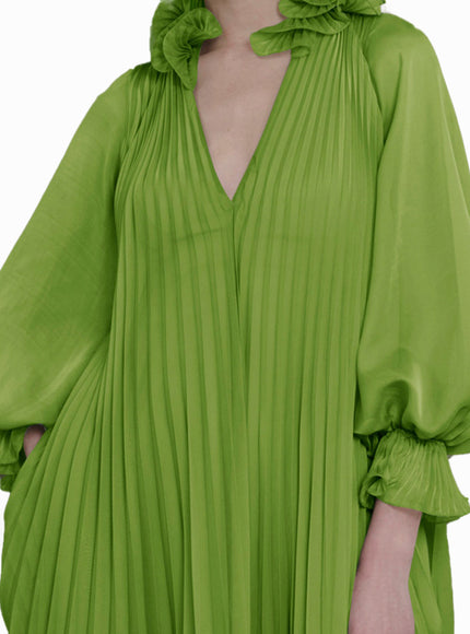 Gemy Maalouf Loose Cut Kaftan No. 1783 Green