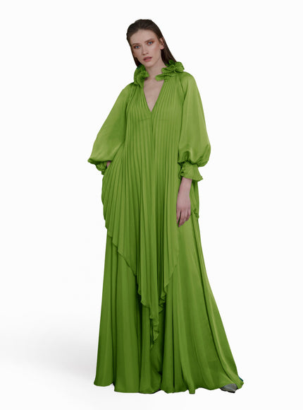 Gemy Maalouf Loose Cut Kaftan No. 1783 Green