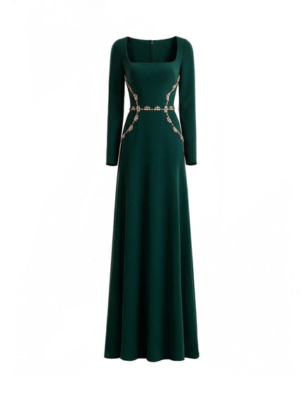 Gemy Maalouf Beaded Waist Gown