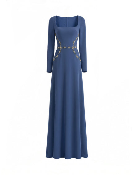 Gemy Maalouf Beaded Waist Gown