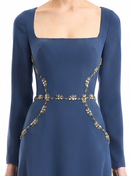 Gemy Maalouf Beaded Waist Gown